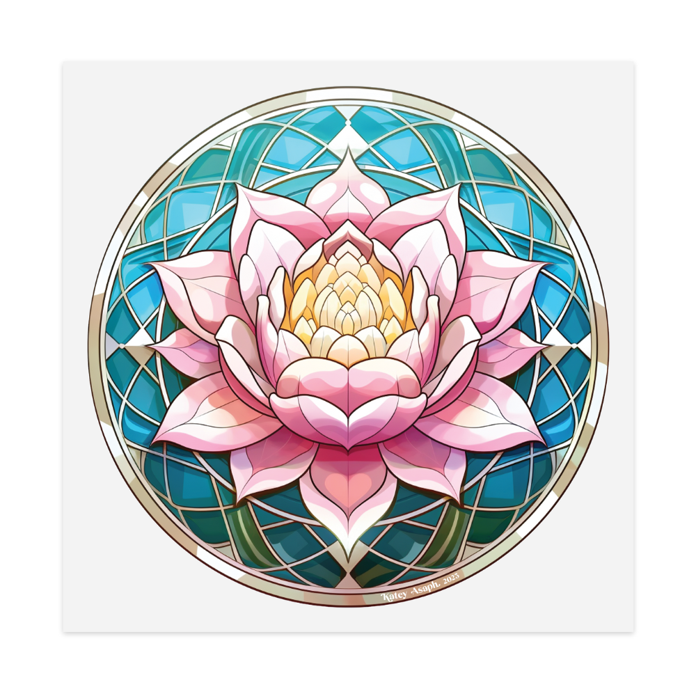 Pink Lotus Fabric Transfer