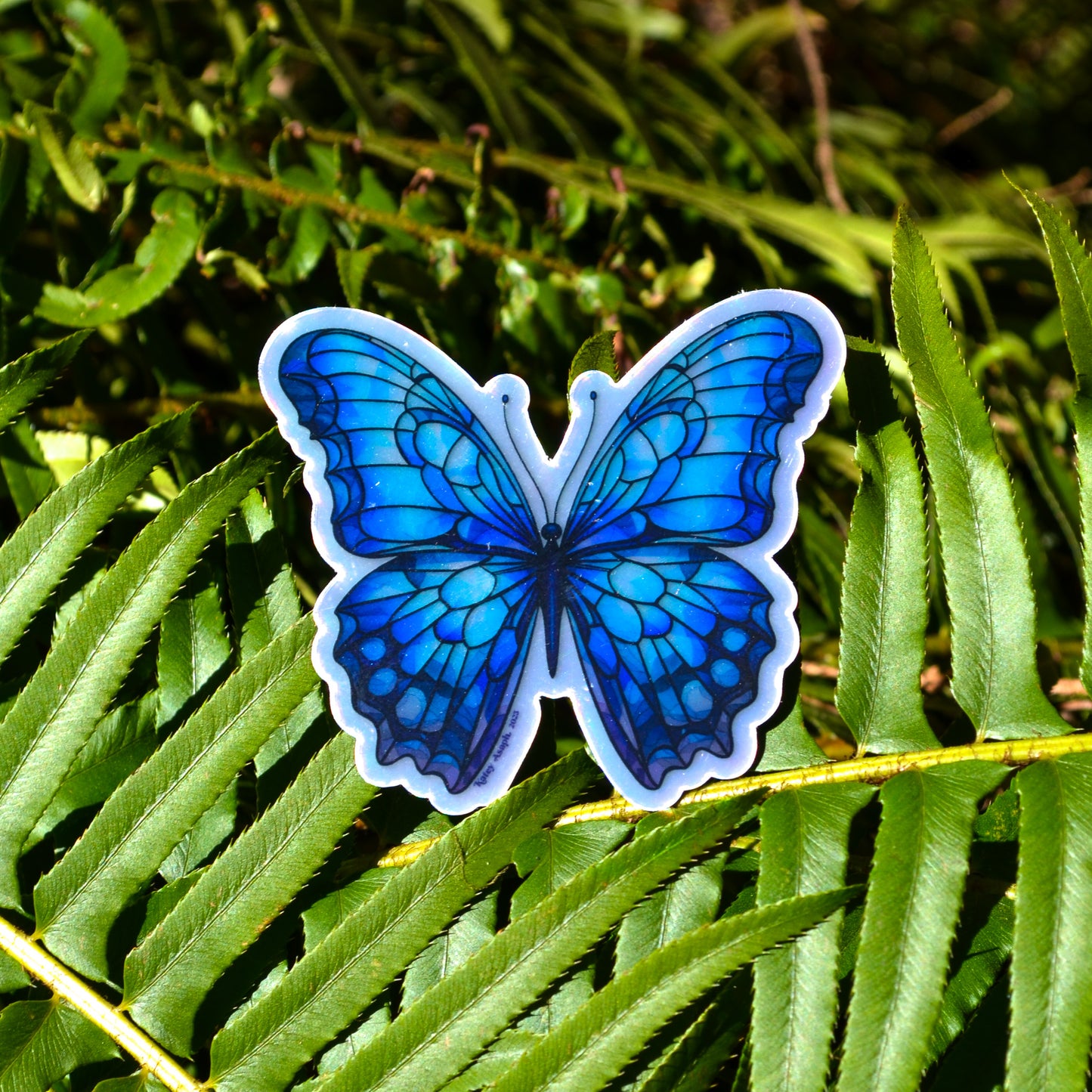 Butterfly Holographic Sticker