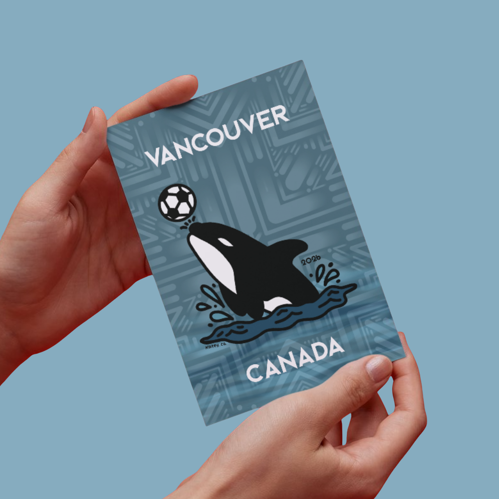 Vancouver Orca Soccer Postcard – 2026 World Cup Edition