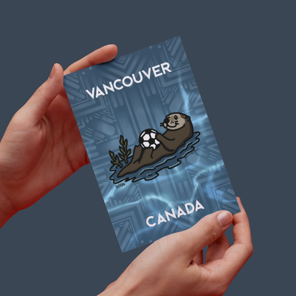 Vancouver Sea Otter Soccer Postcard – 2026 World Cup Edition