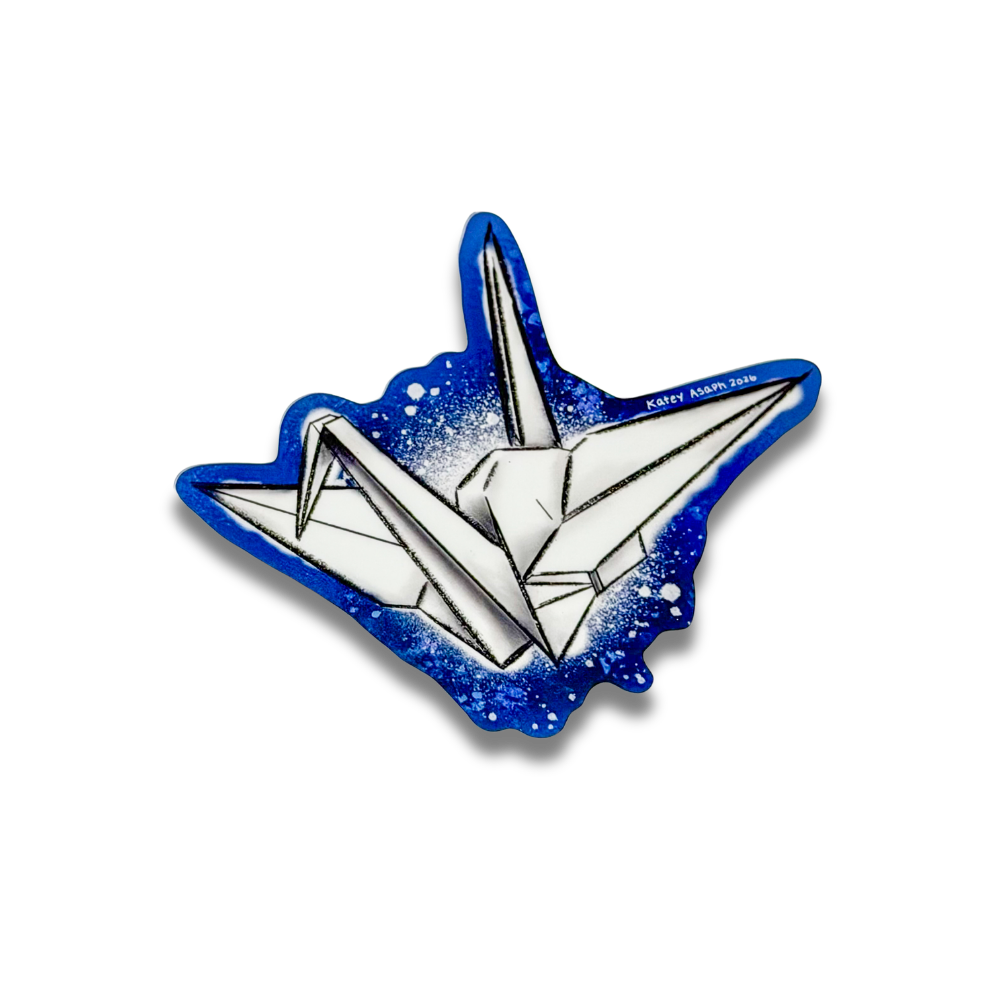 Blue Crane Sticker