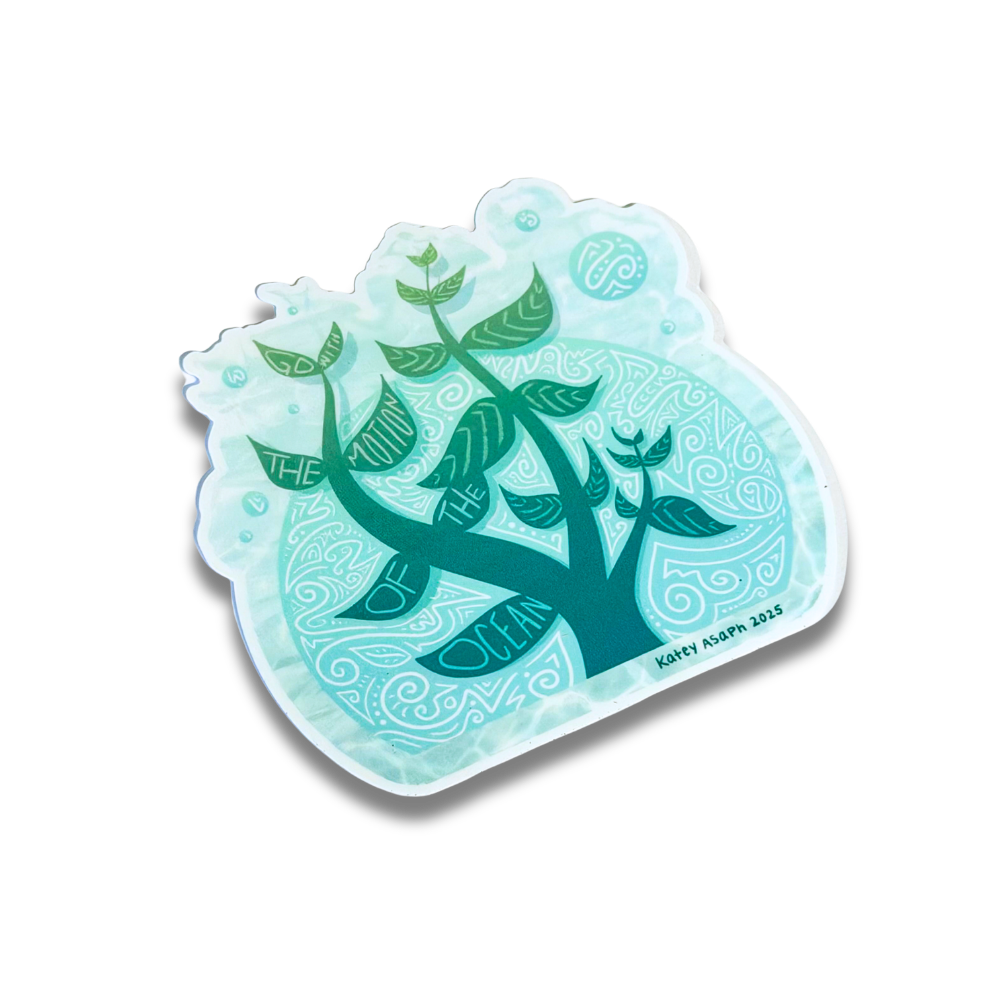 Motion of the Ocean Sticker