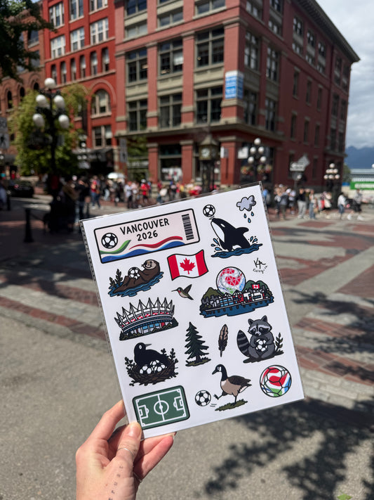 Vancouver World Cup 2026 8x10” Print