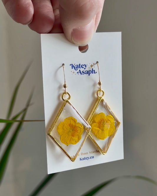 Buttercup Gold Diamond Earrings