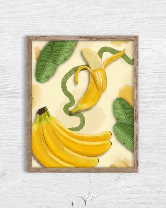 Banana Bunch Print