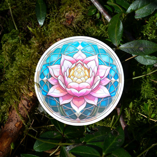 Pink Lotus Sticker