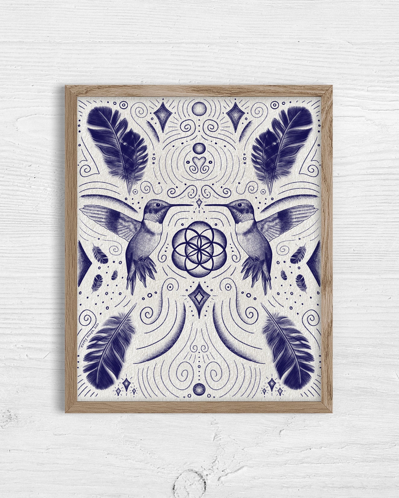 Hummingbird Origin Print