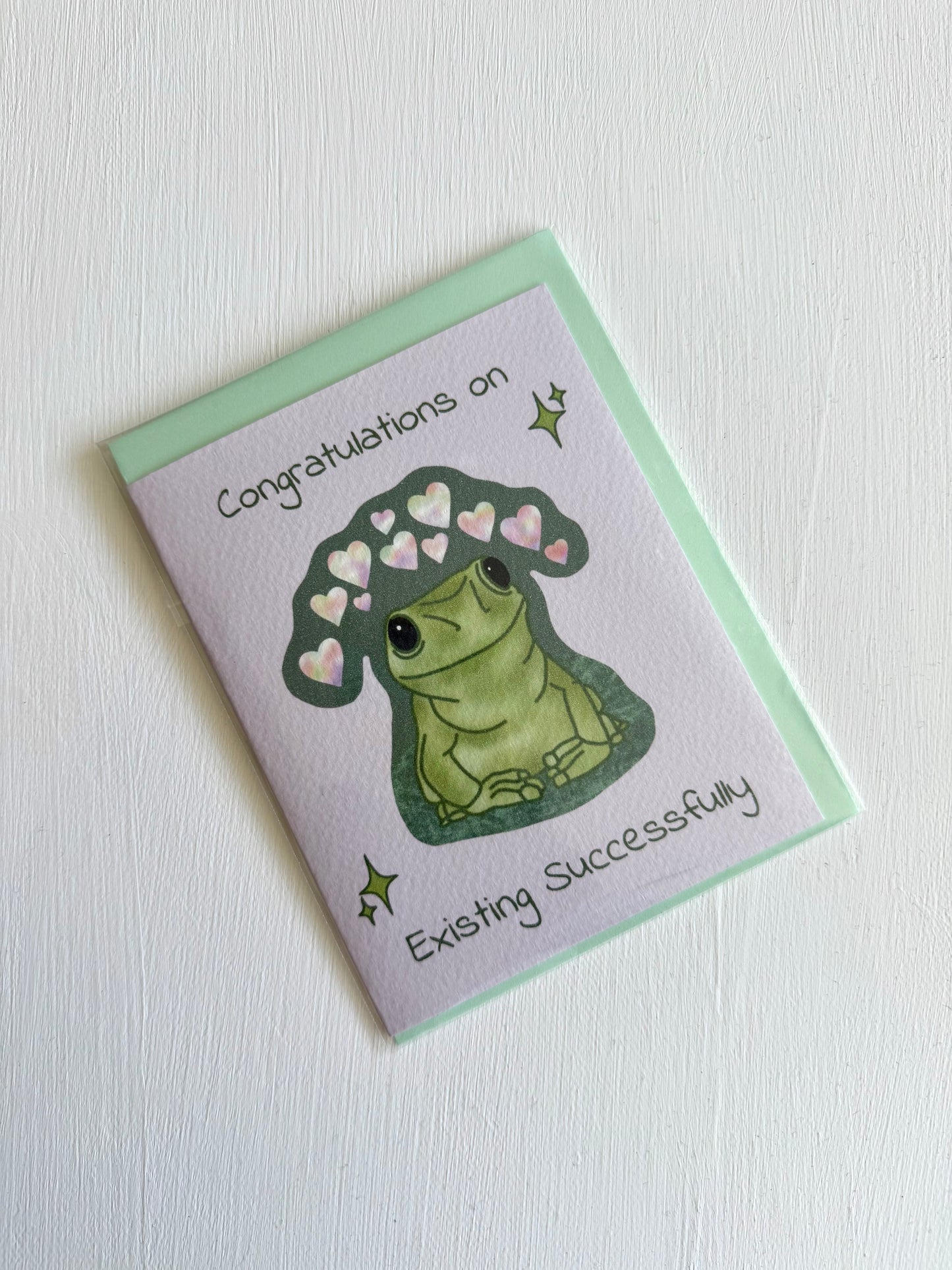 Congratulations on Existing Successfully Card