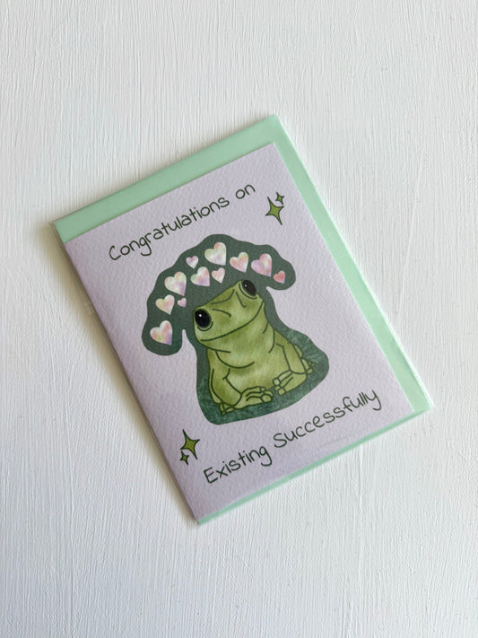 Congratulations on Existing Successfully Card