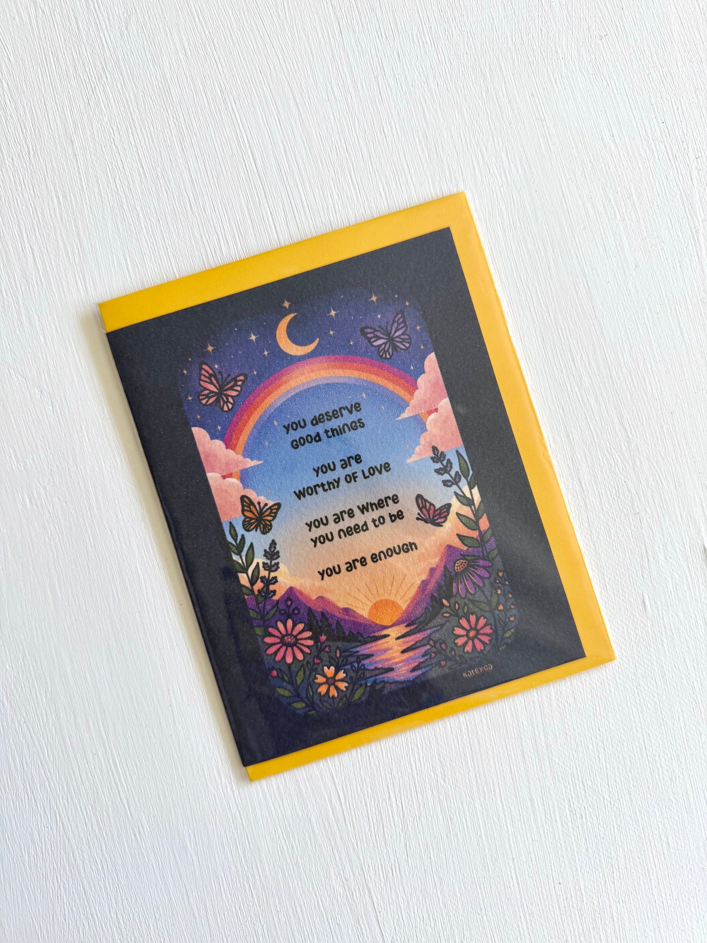 Sunrise Affirmations Card