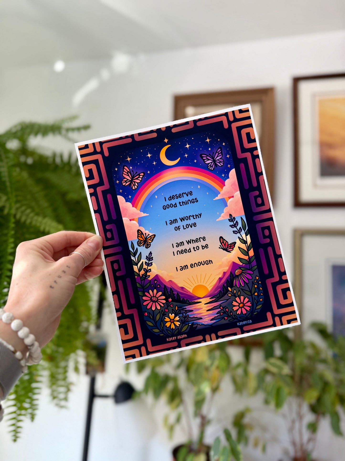 Sunrise Affirmations  8x10 Print
