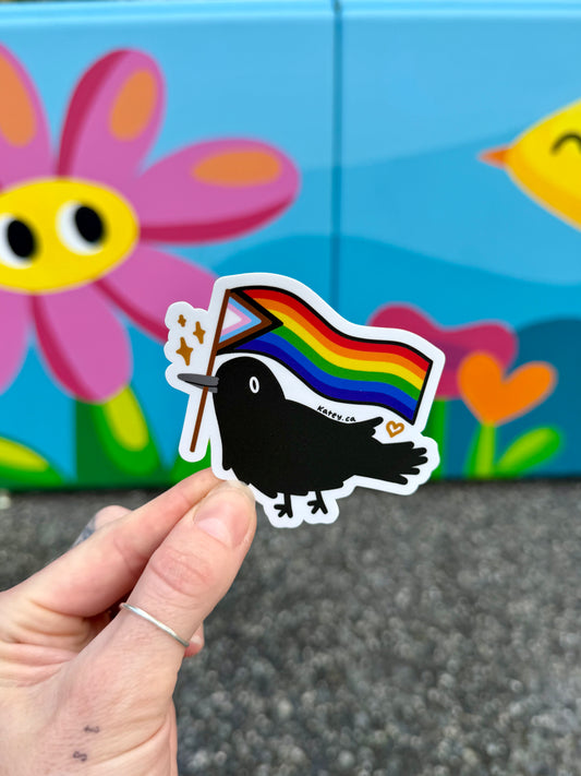 Crow Pride Sticker