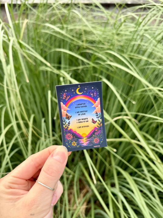 Sunrise Affirmations Sticker