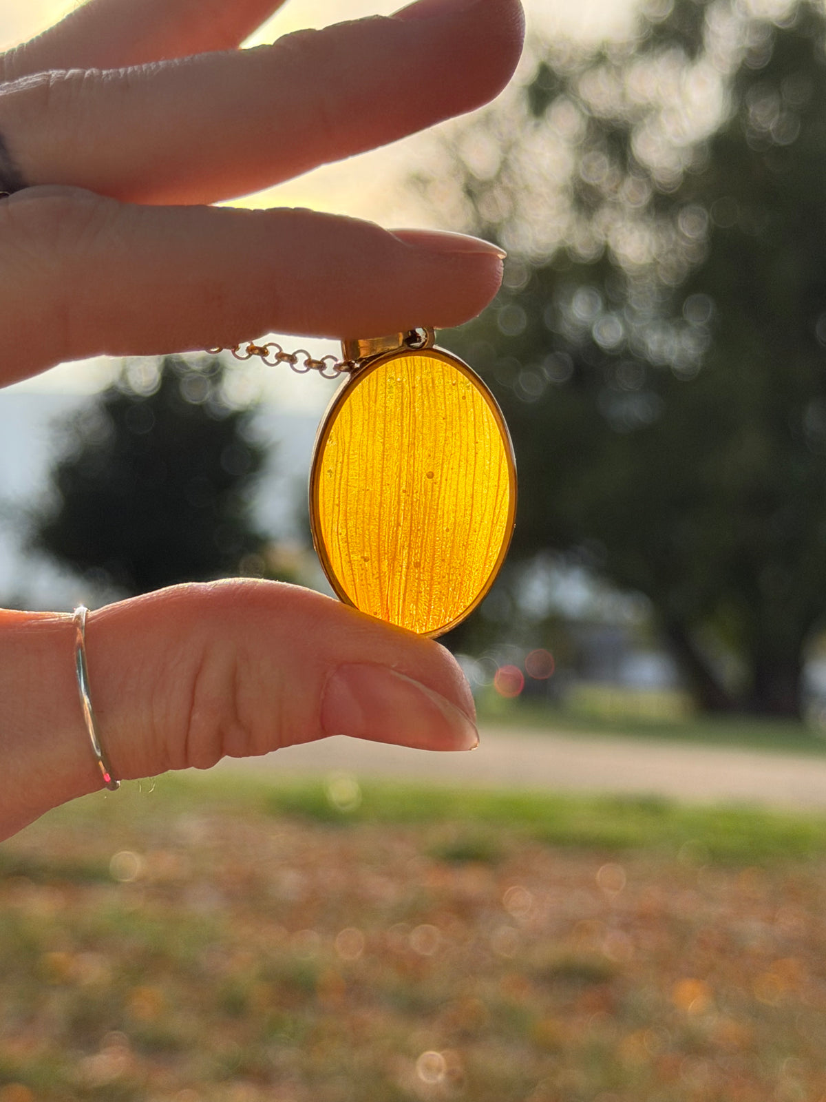 Yellow Sunflower Necklace