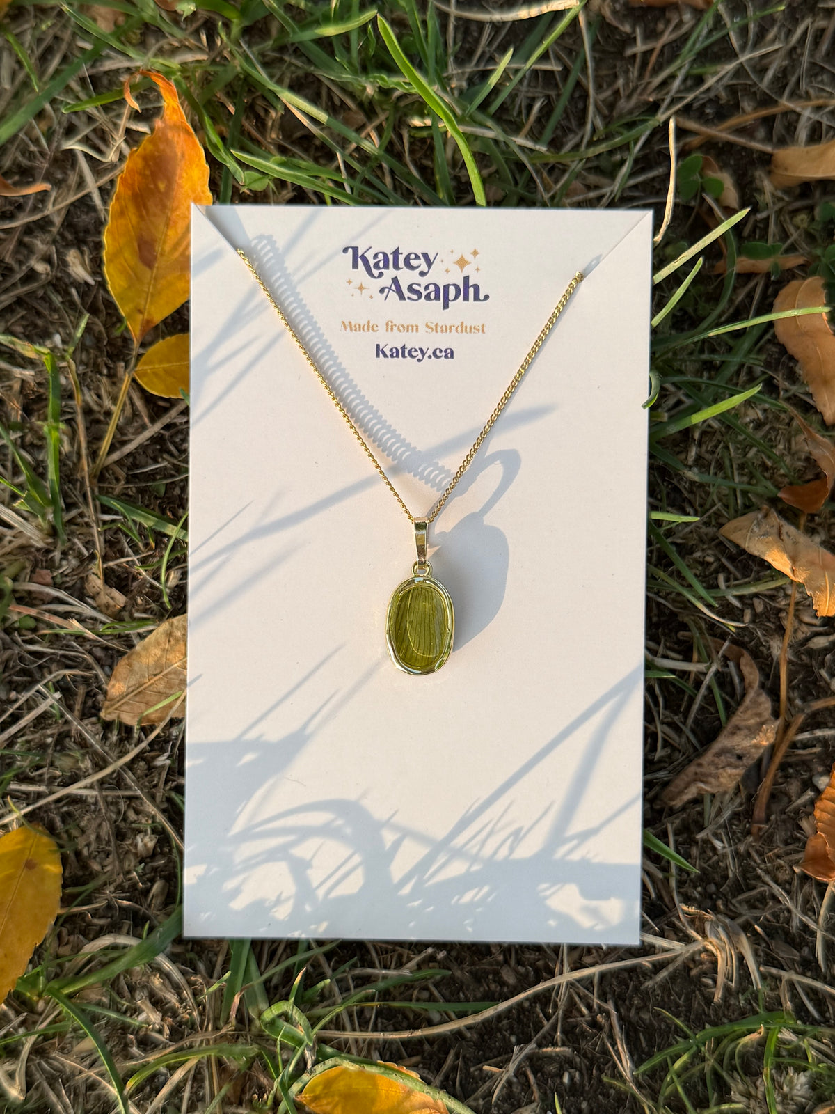 Mini Gingko Necklace