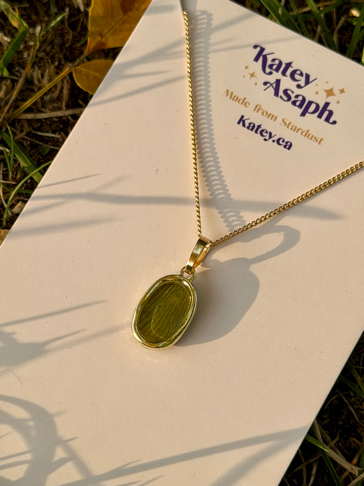 Mini Gingko Necklace