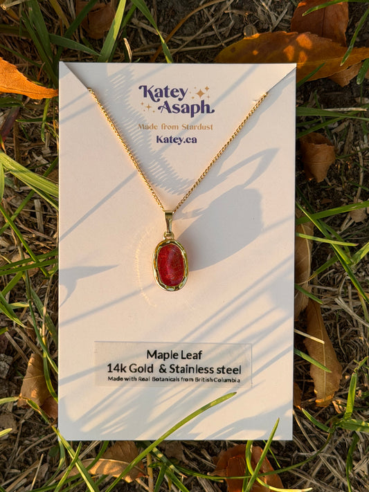 Mini Maple Leaf Necklace