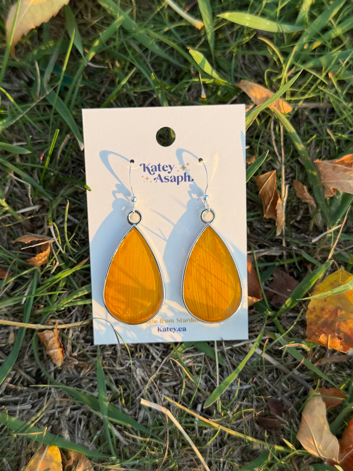 Yellow Sunflower Earrings