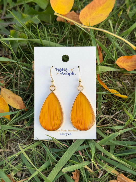 Yellow Sunflower Earrings