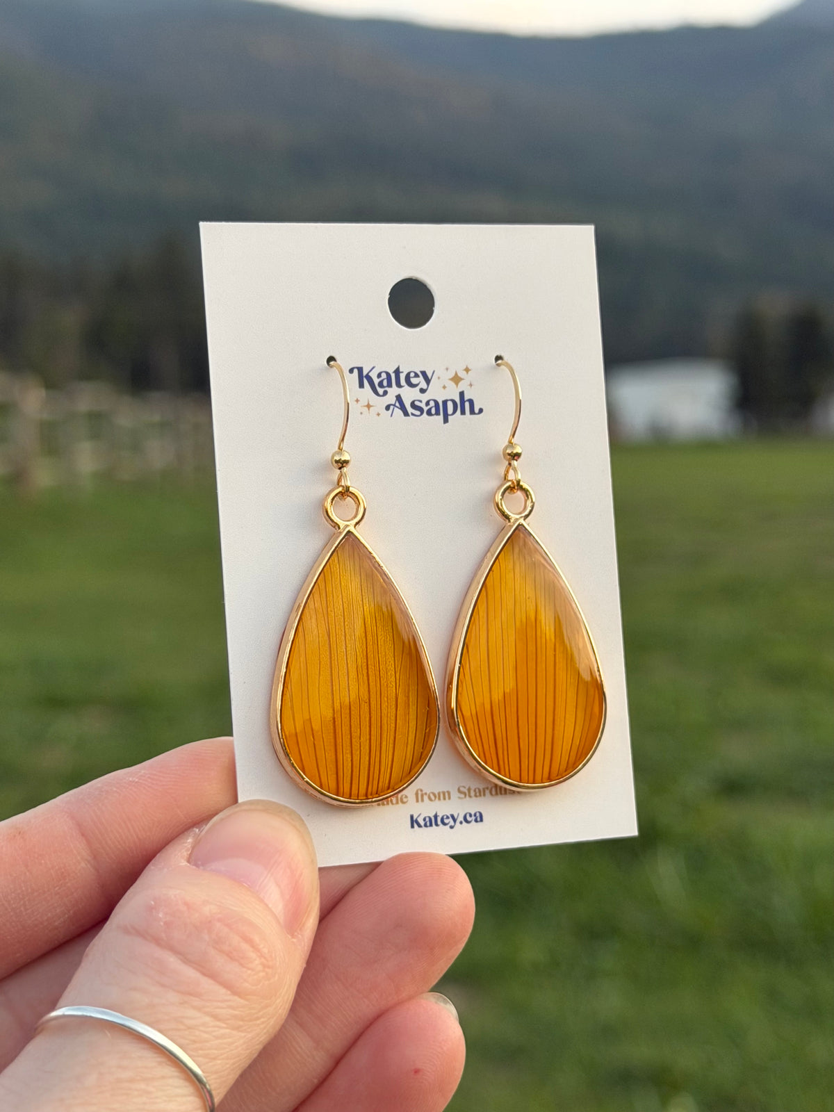 Yellow Sunflower Earrings