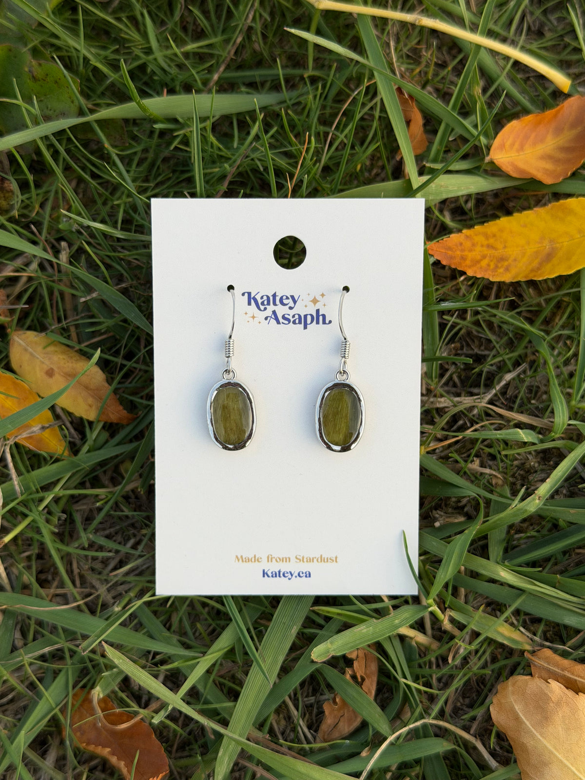 Mini Ginkgo Earrings