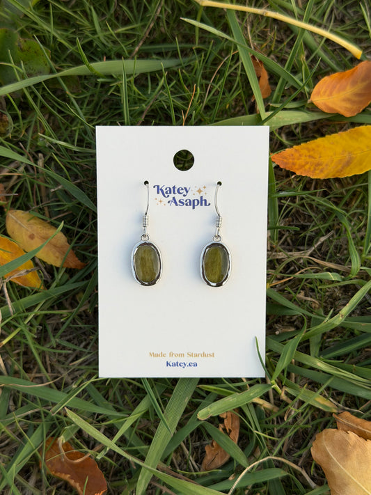 Mini Ginkgo Earrings