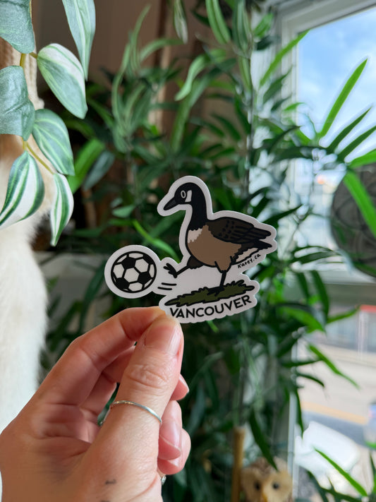 Vancouver Canada Goose Soccer Sticker