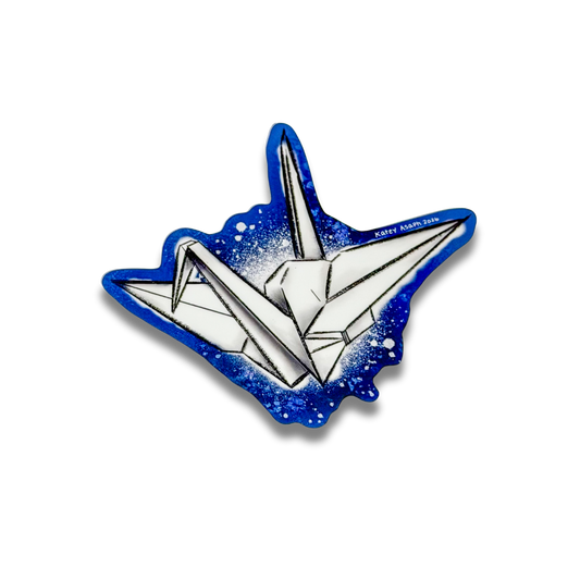 Blue Crane Sticker