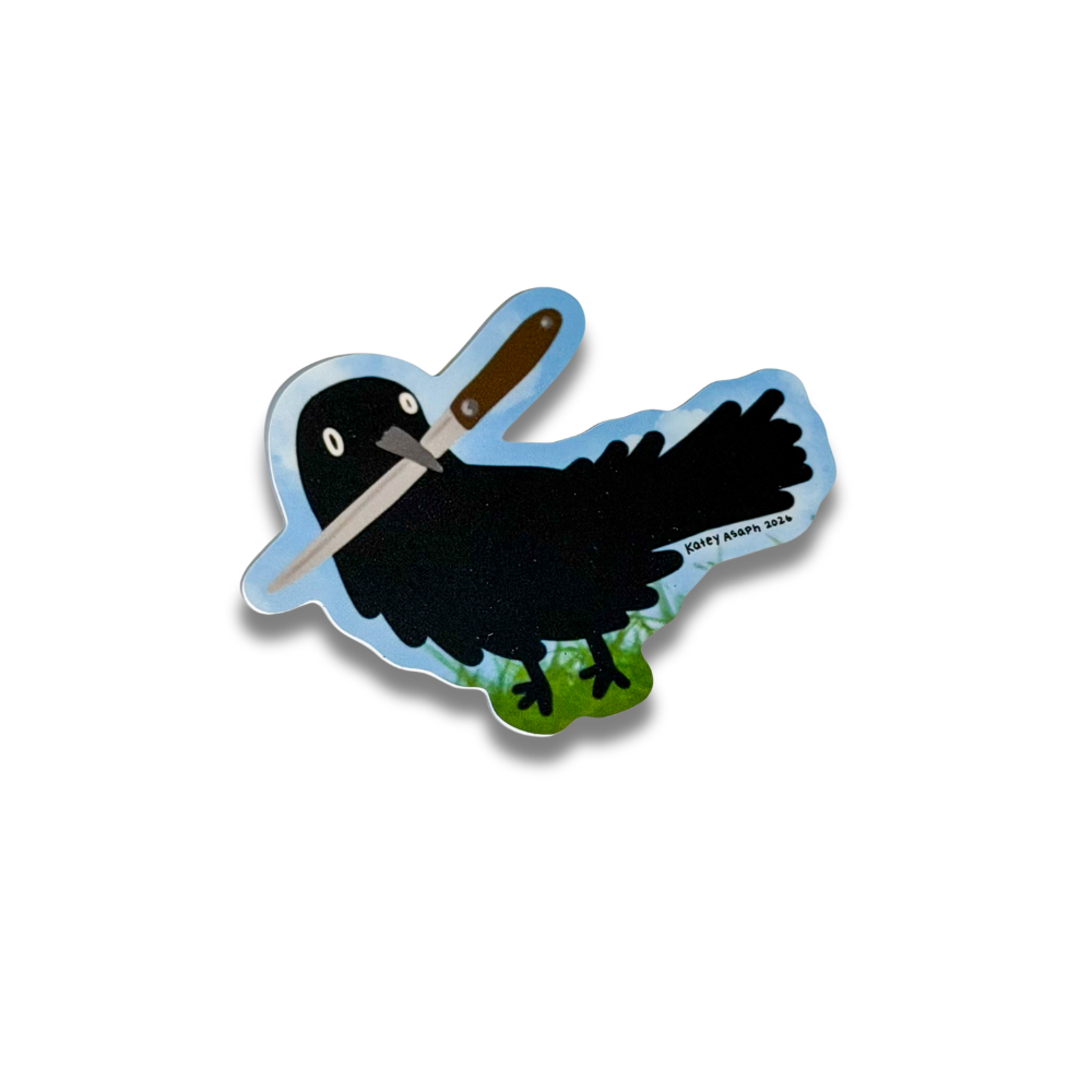Canuck Crow Sticker