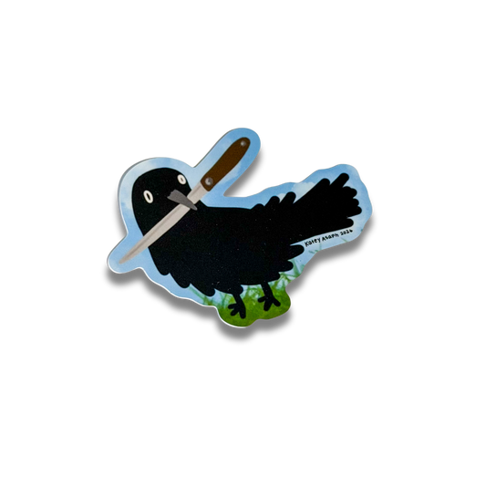 Canuck Crow Sticker