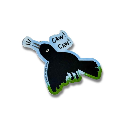 Crow Caw Sticker