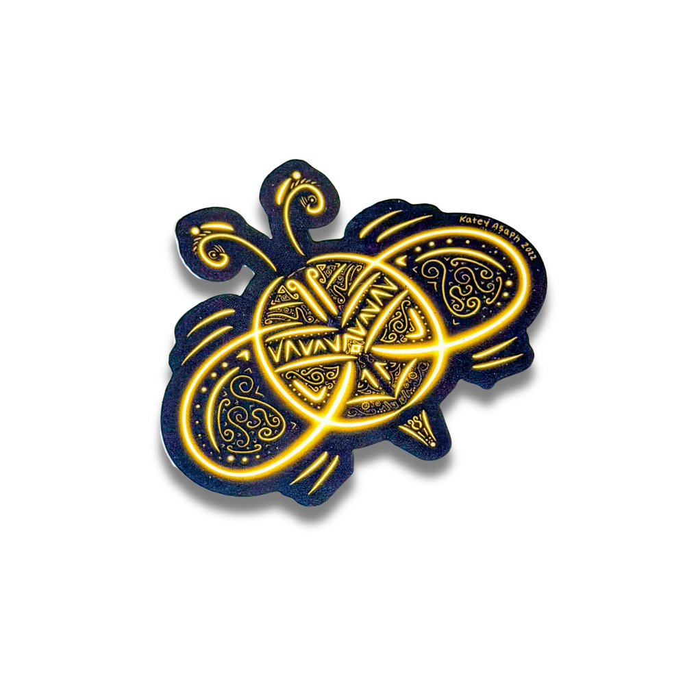 Yellow Bee Sticker