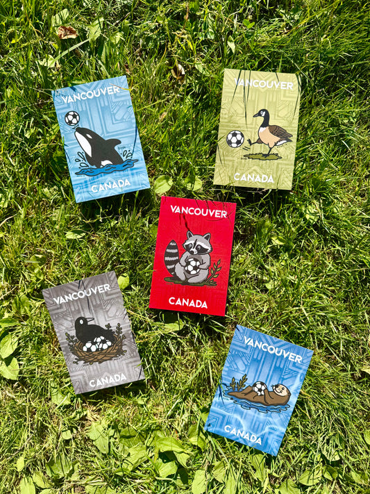 Vancouver Wildlife Soccer Postcard Collection – 2026 World Cup Edition