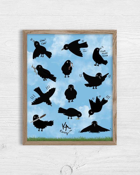 Vancouver Locals Crow Print